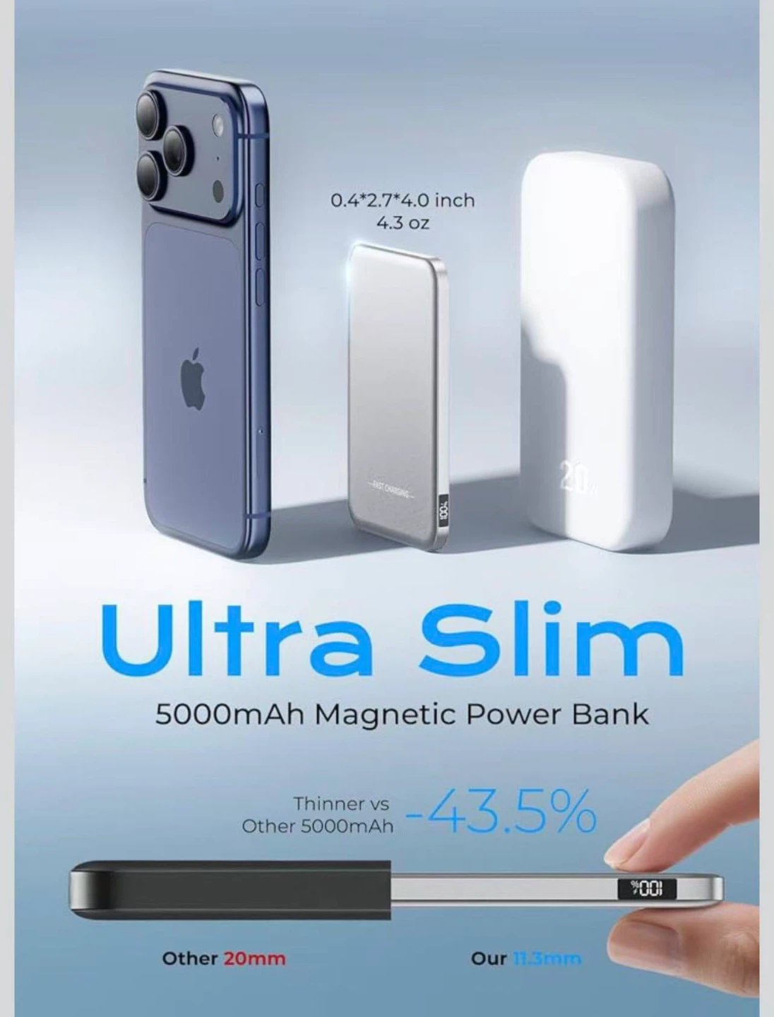 5000mAh Ultra Slim Power Bank - photo 2