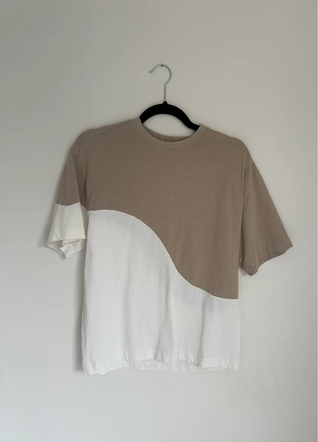 Colour-blocked unisex T-shirt