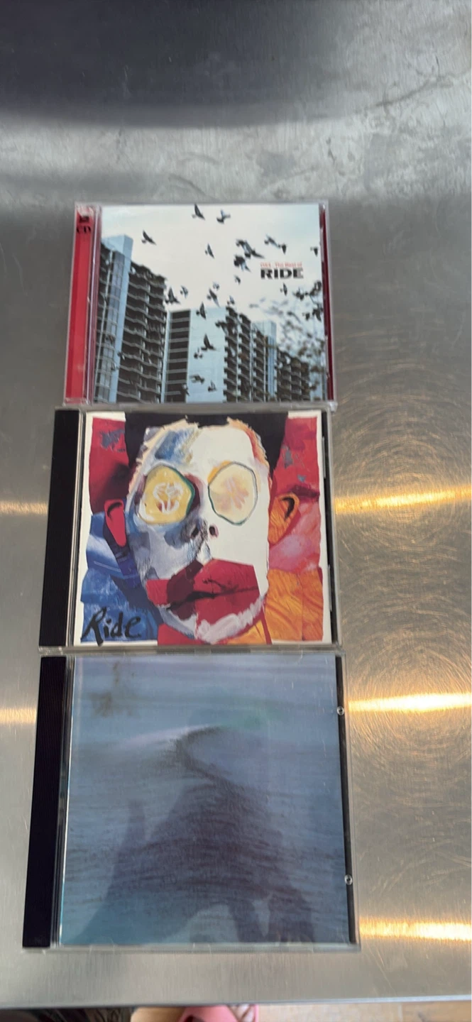 3 RIDE albums. Original CD cases.