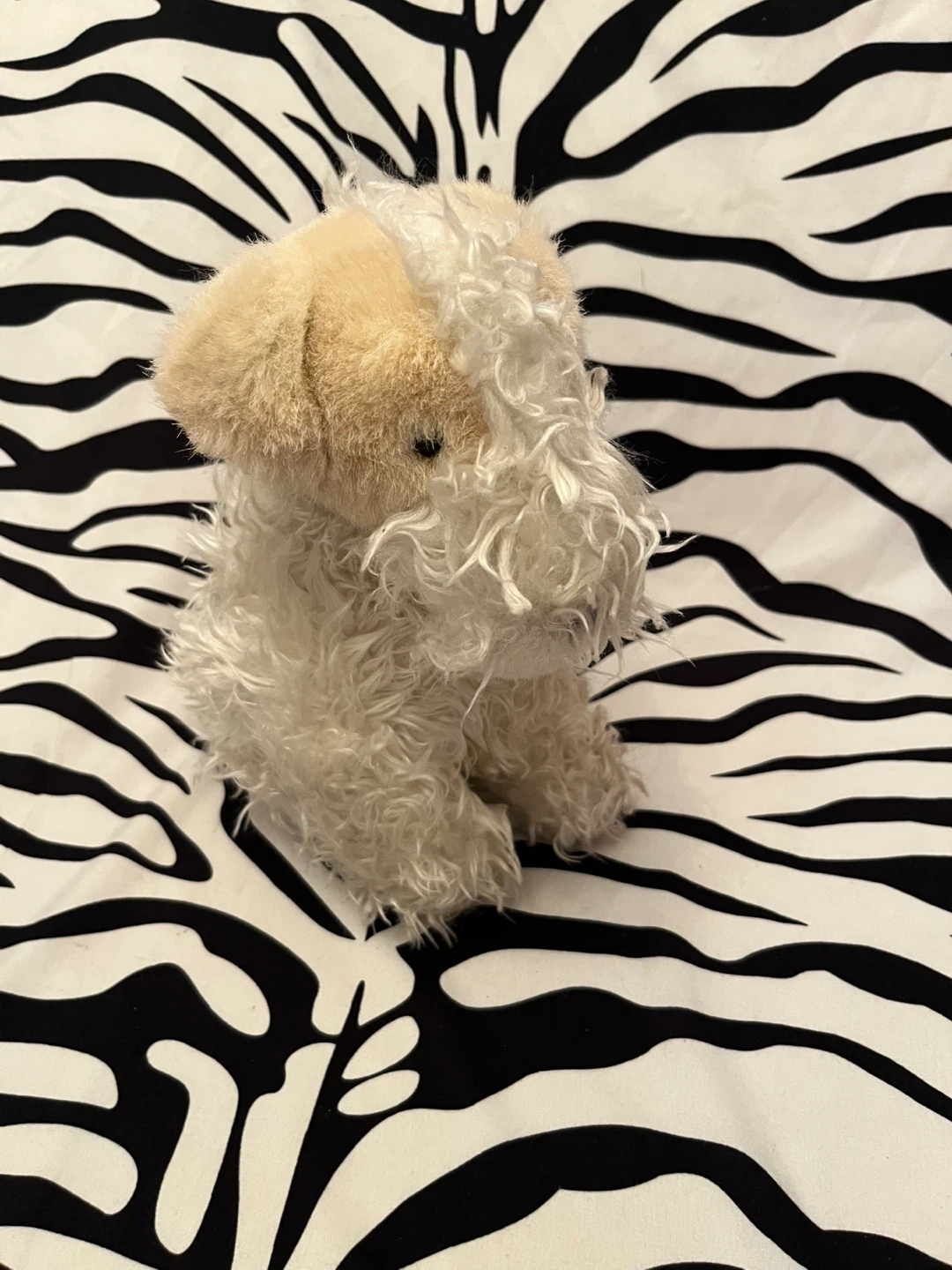 🦴 White Schnauzer plush dog Toy 🦴
