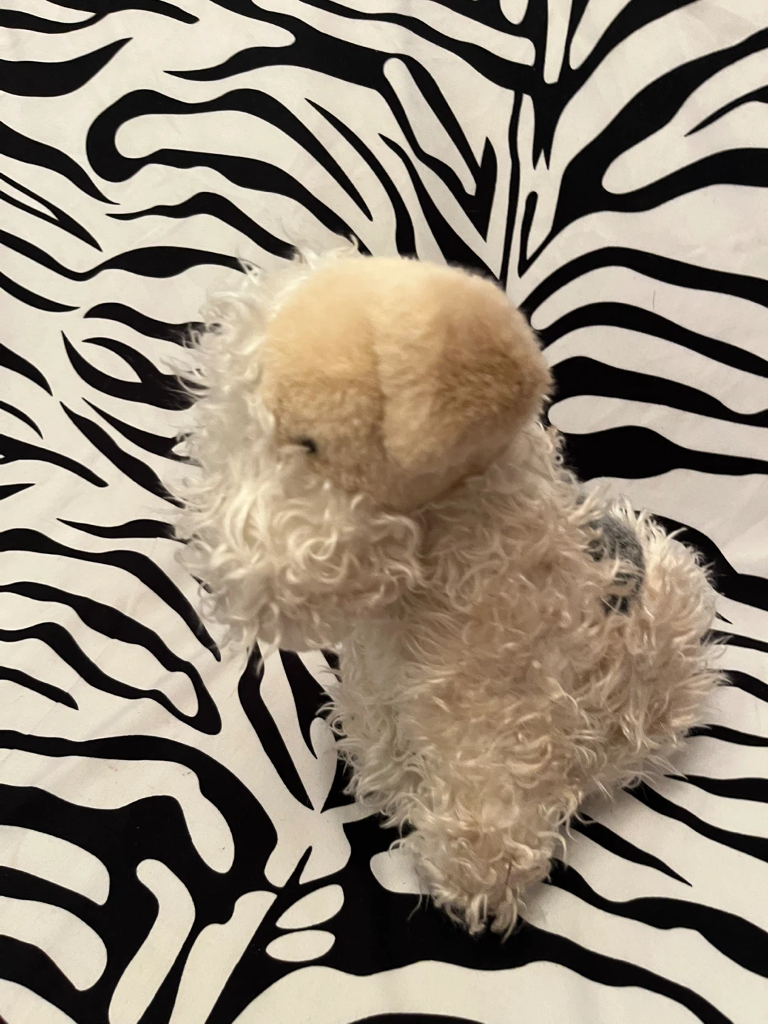🦴 White Schnauzer plush dog Toy 🦴 - photo 3