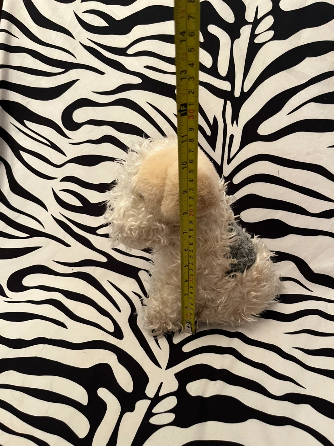 🦴 White Schnauzer plush dog Toy 🦴 - photo 5