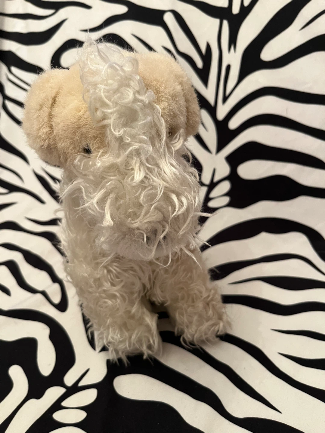 🦴 White Schnauzer plush dog Toy 🦴 - photo 2