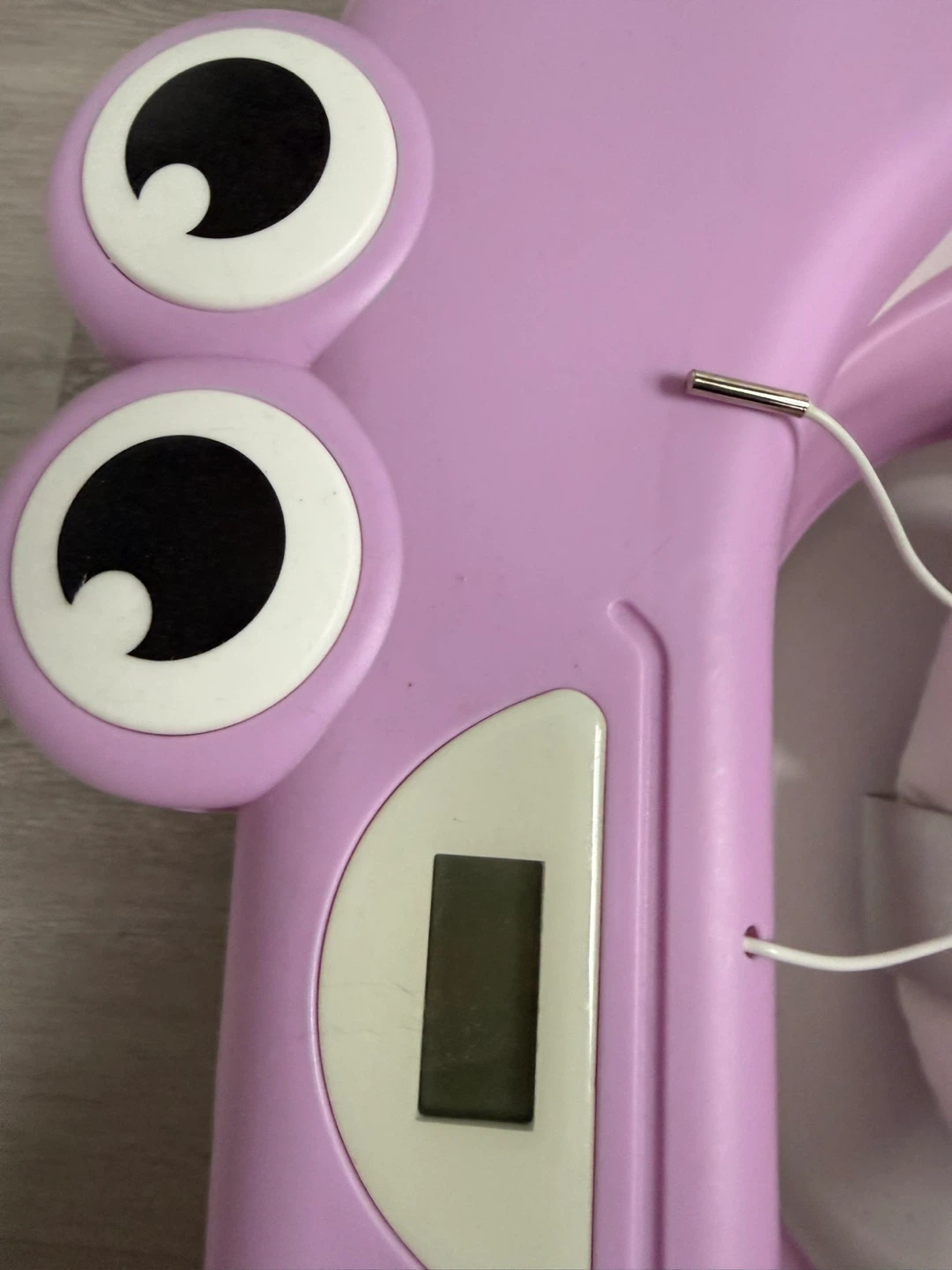 Purple Dinosaur Baby Bath Tub with Digital Thermometer - photo 4