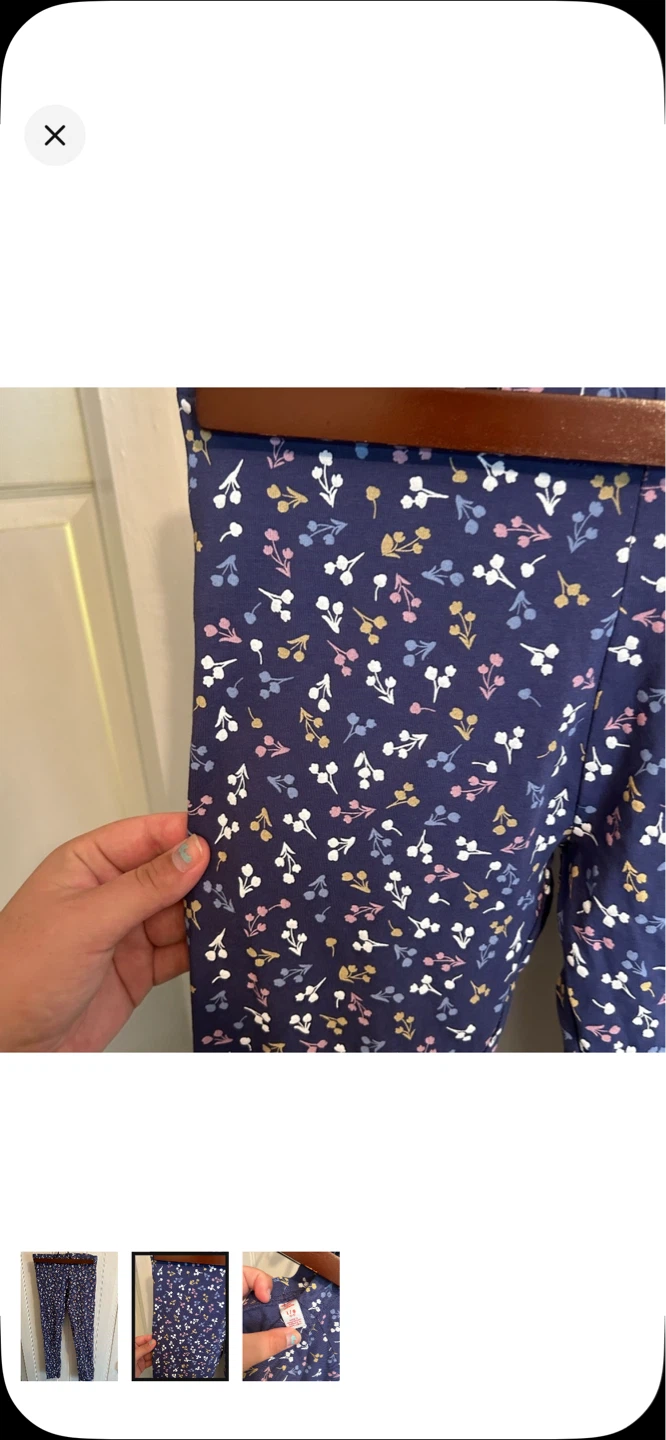 Joe fresh girls 10/12 floral leggings - photo 2