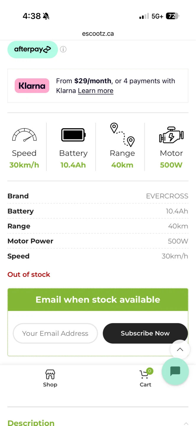 EVERCROSS Electric Scooter 500W - photo 3