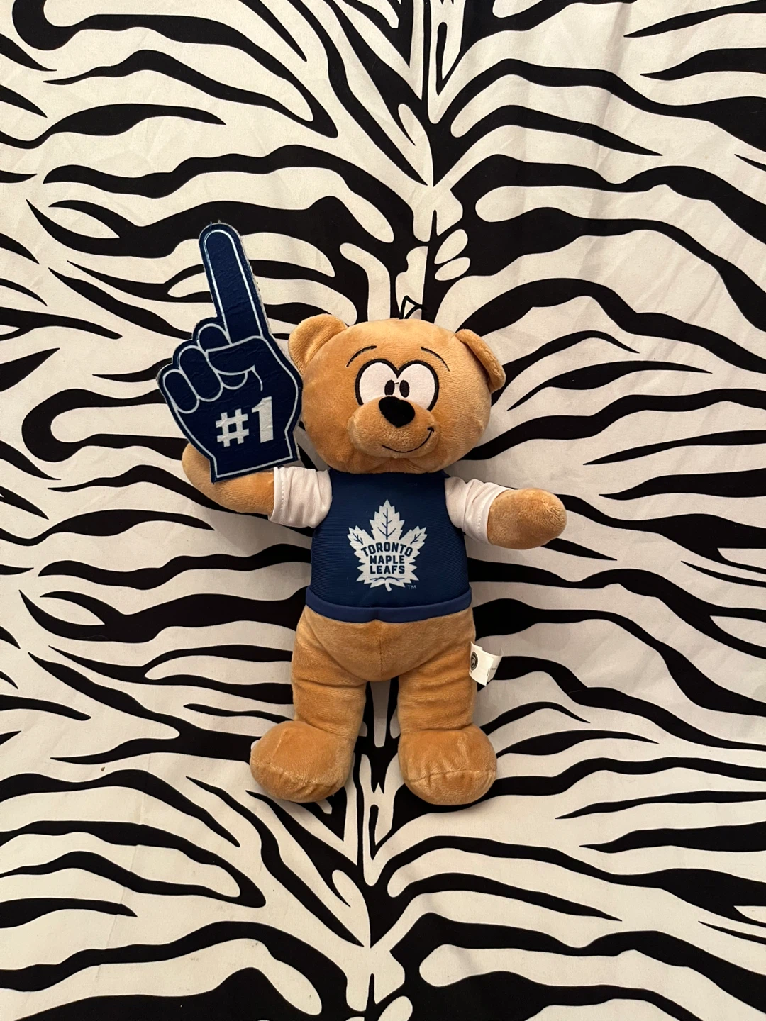 🏒 NHL #1 Fan Maple Leafs Plush Bear 🏒