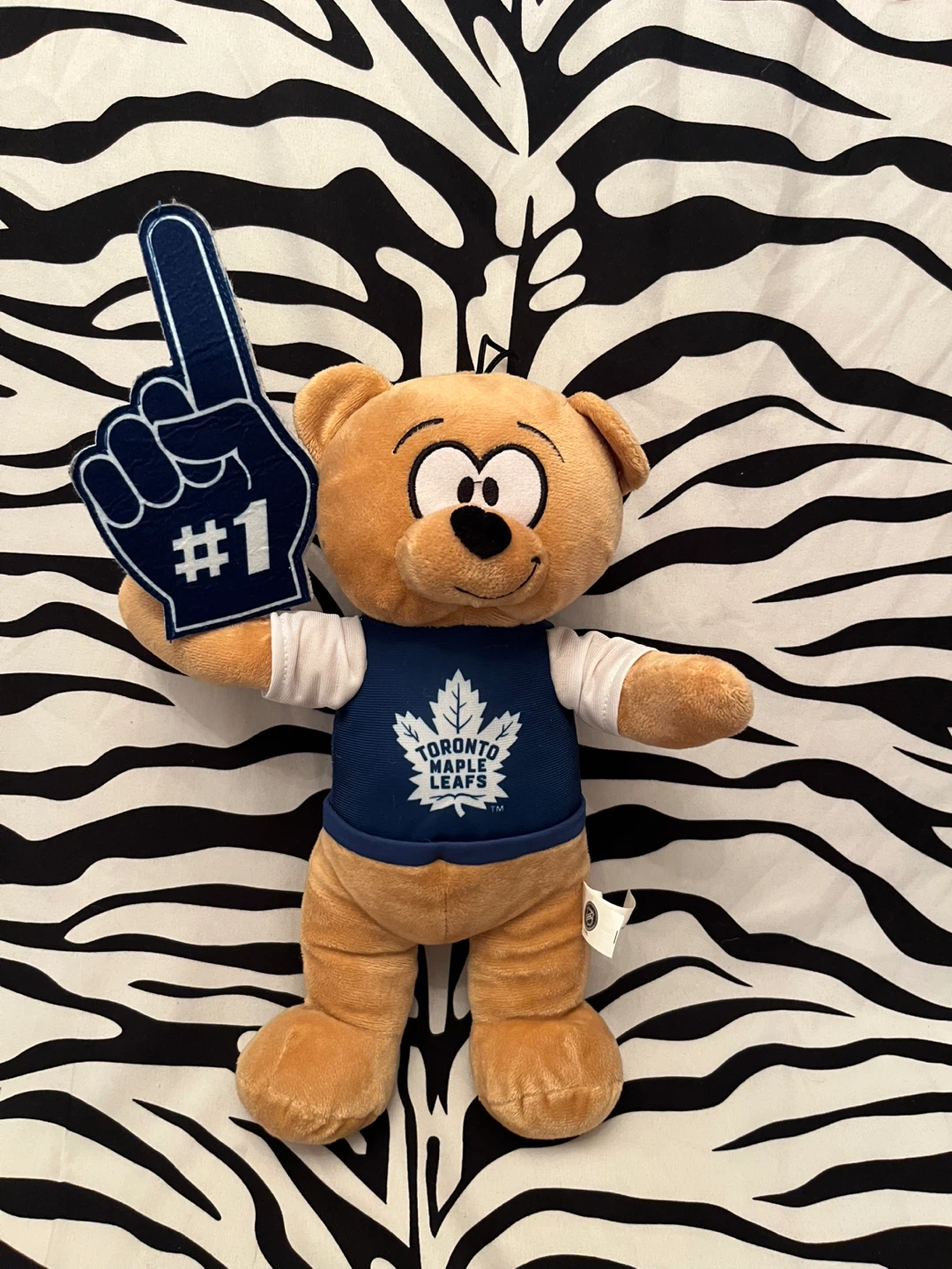 🏒 NHL #1 Fan Maple Leafs Plush Bear 🏒 - photo 2