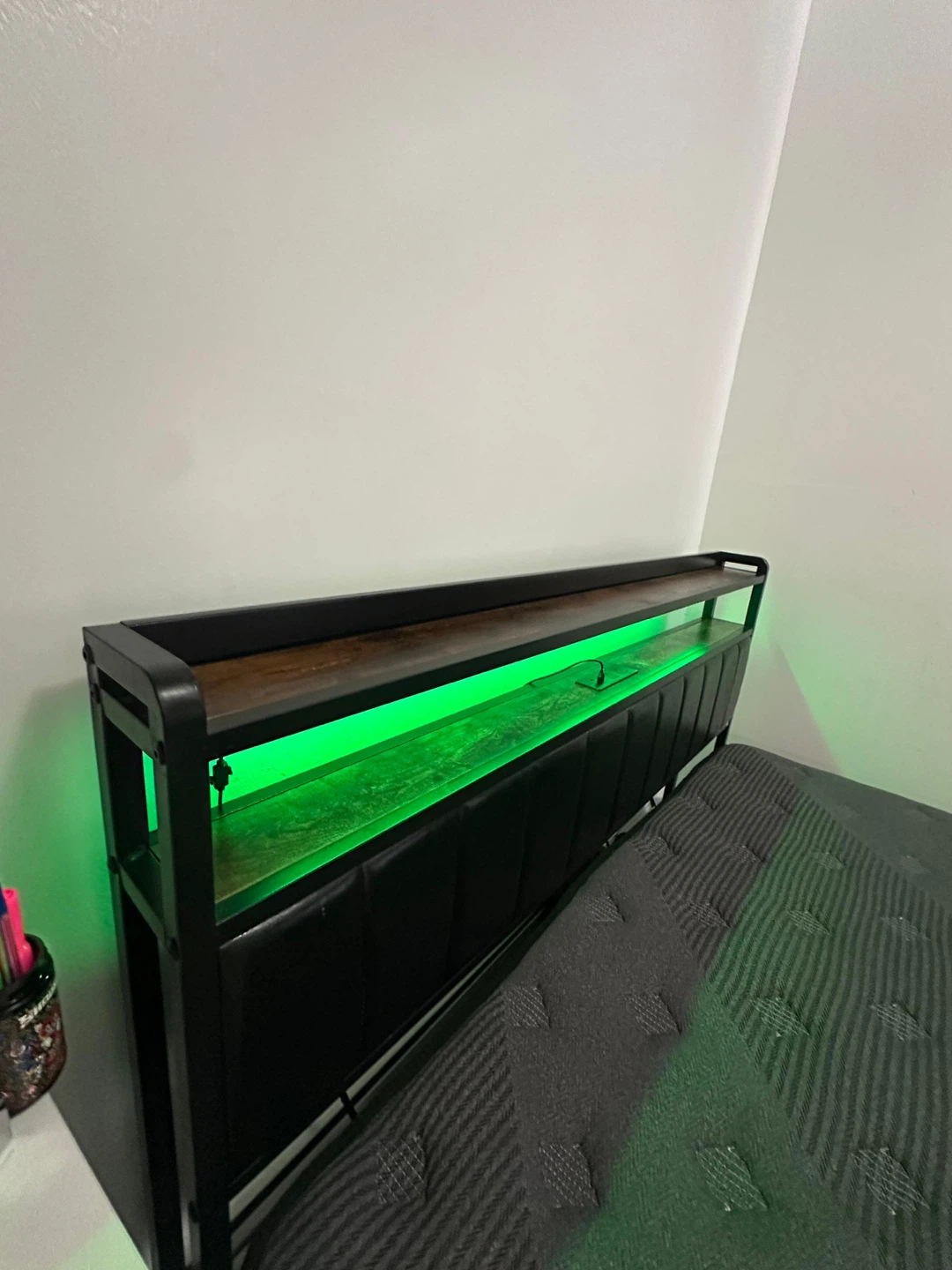 Queen Bed Frame with LED Headboard - photo 4