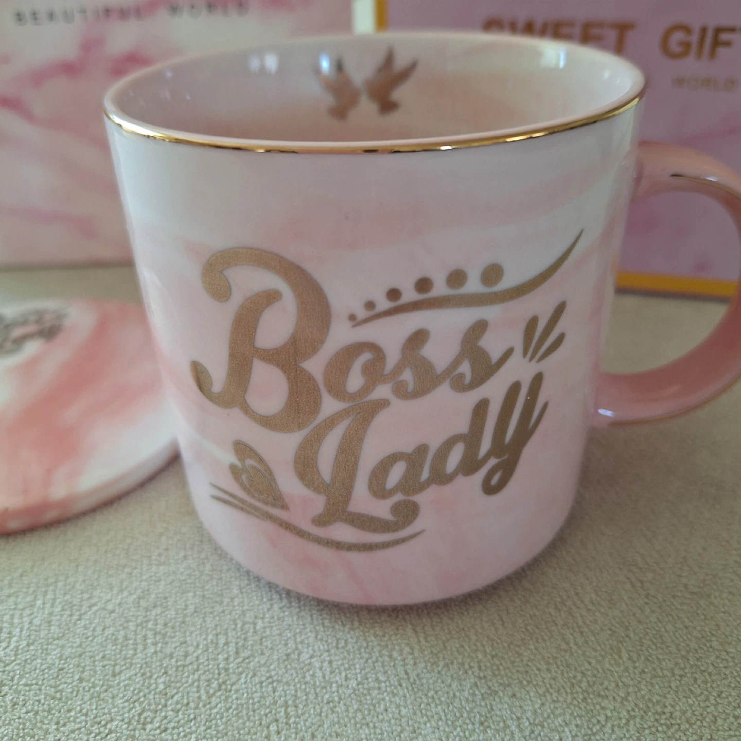 Boss Lady Mug with Coaster Gift Set - photo 2