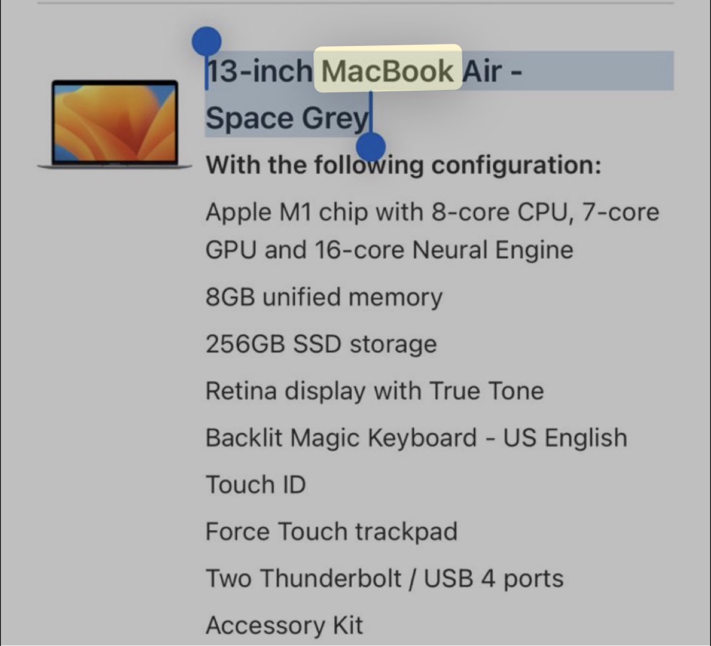 Apple MacBook Air 13-inch - Space Grey - photo 3