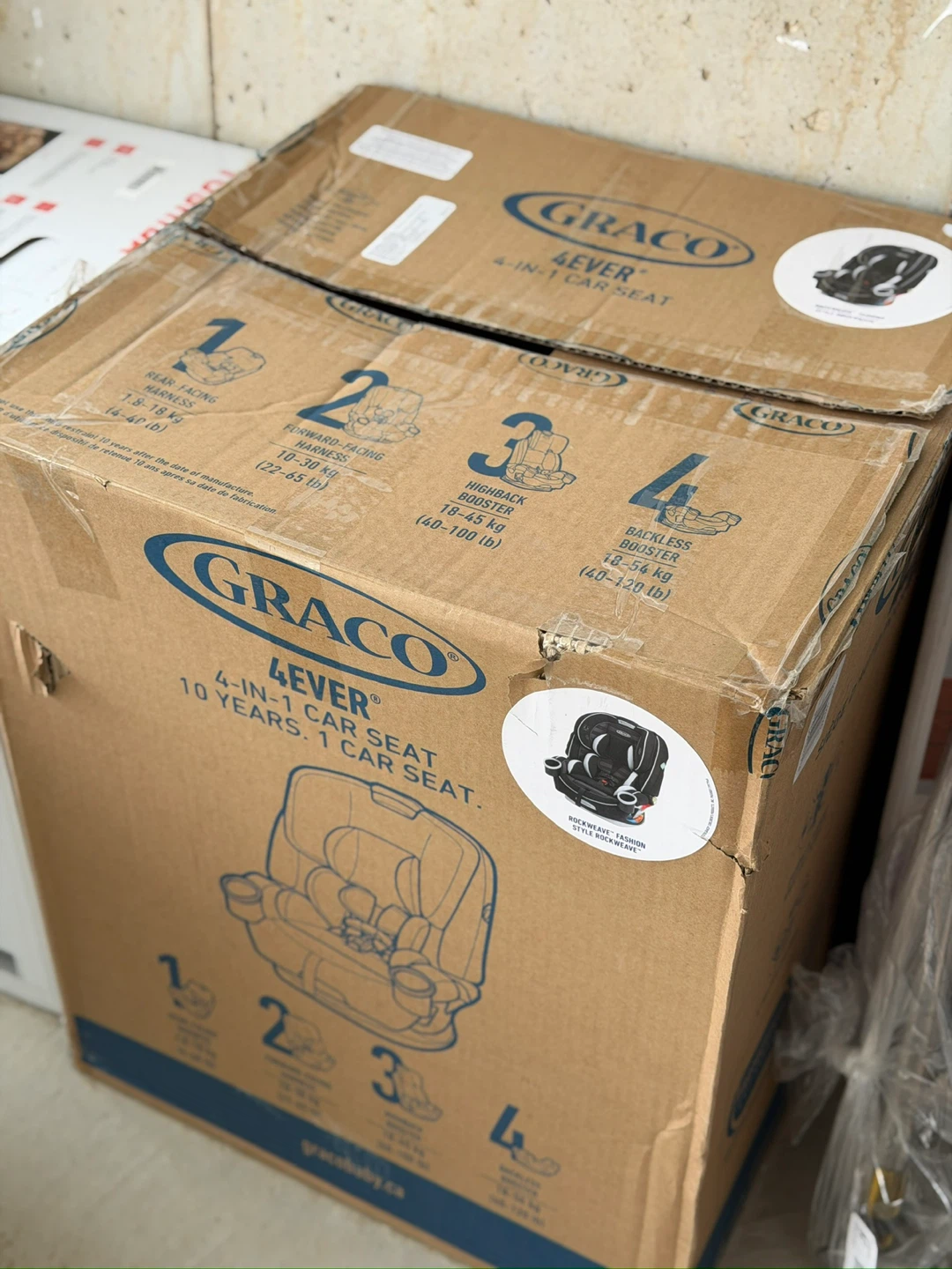 BRAND NEW IN BOX Graco 4Ever 4-in-1 Car Seat