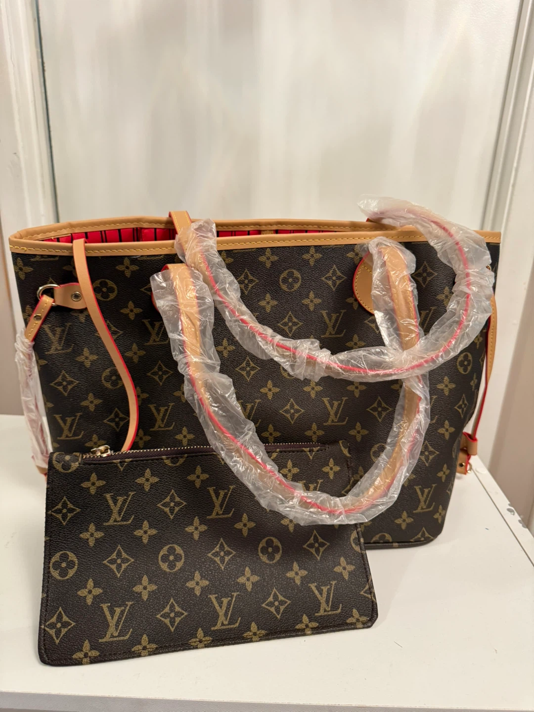 Louis Vuitton Tote Bag with Pouch