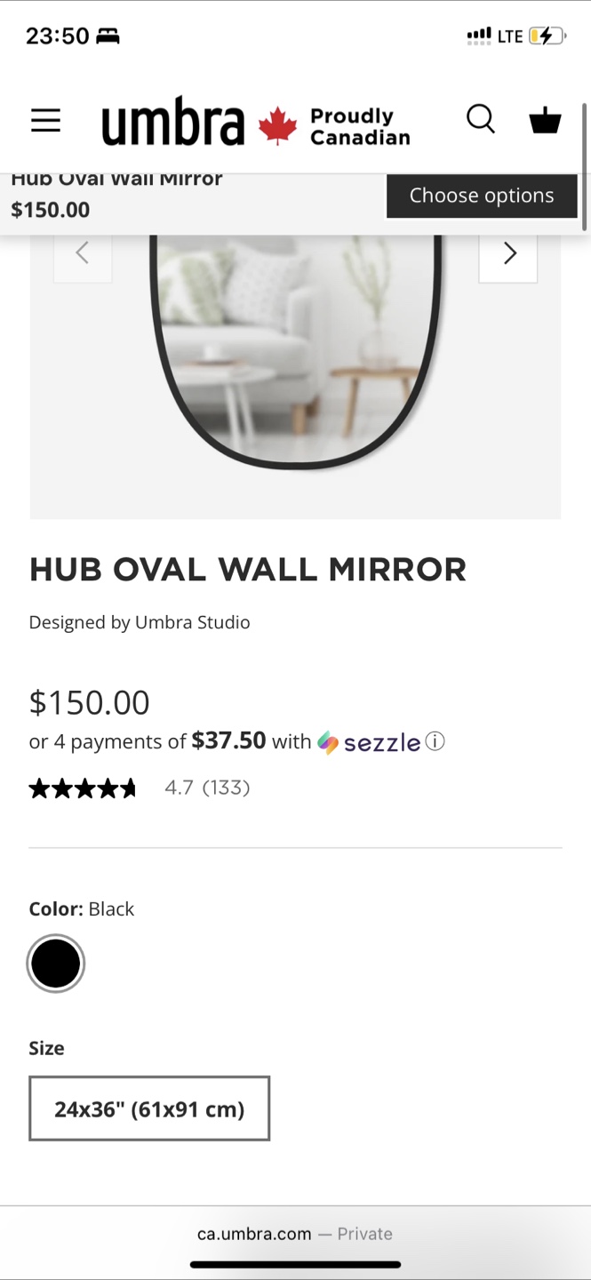 Umbra mirror perfect condition - photo 3