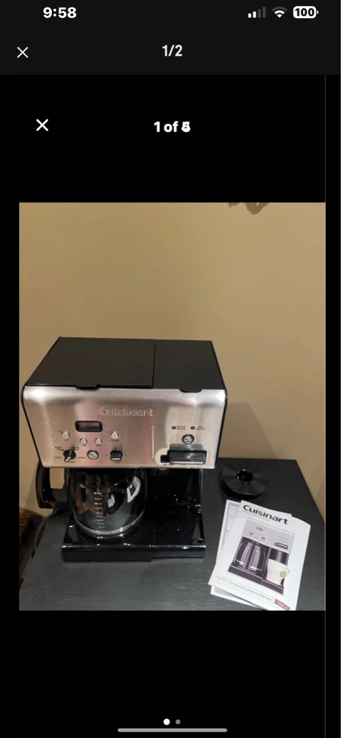 Cuisinart Coffee Maker with Toaster