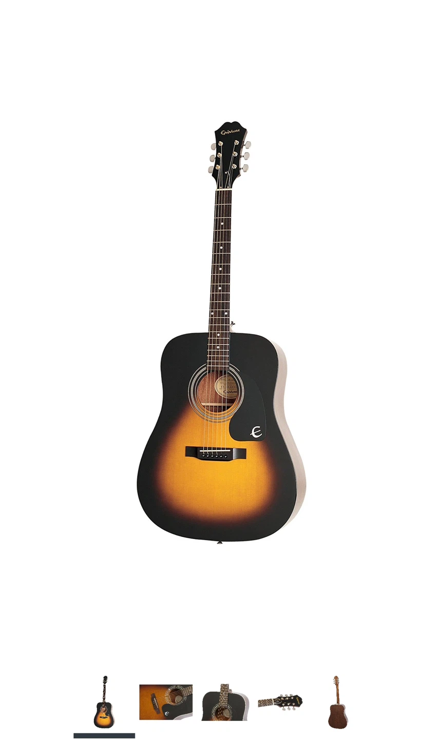 Epiphone Songmaker DR-100 Acoustic Guitar - photo 4