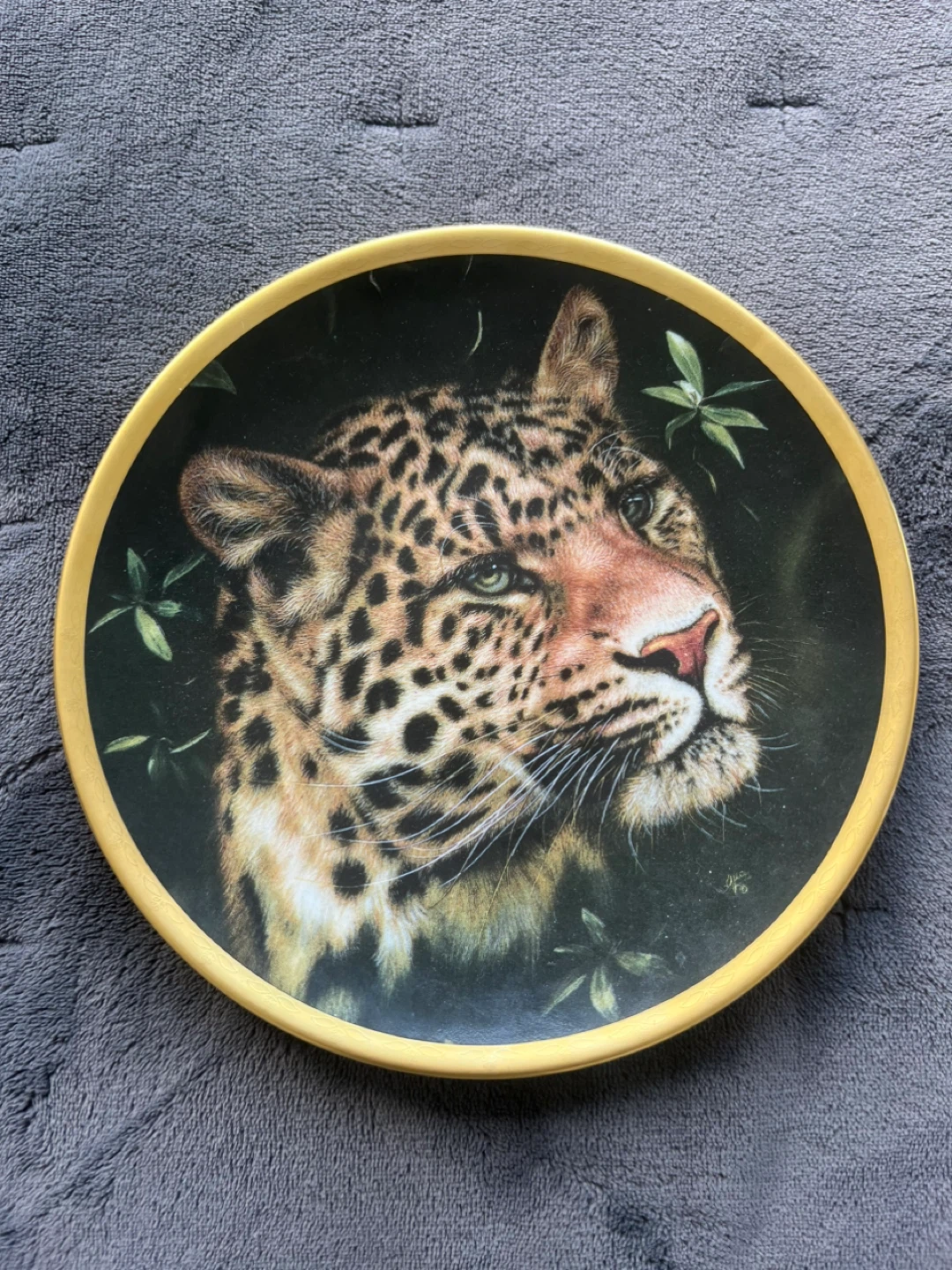 Lenox Big Cats of the World Collection Chinese Leopard Plate