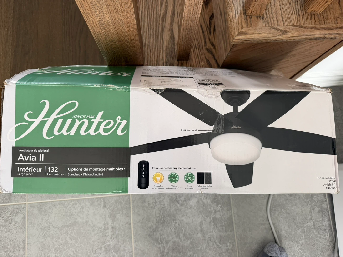 Hunter Avia II Ceiling Fan - 132cm