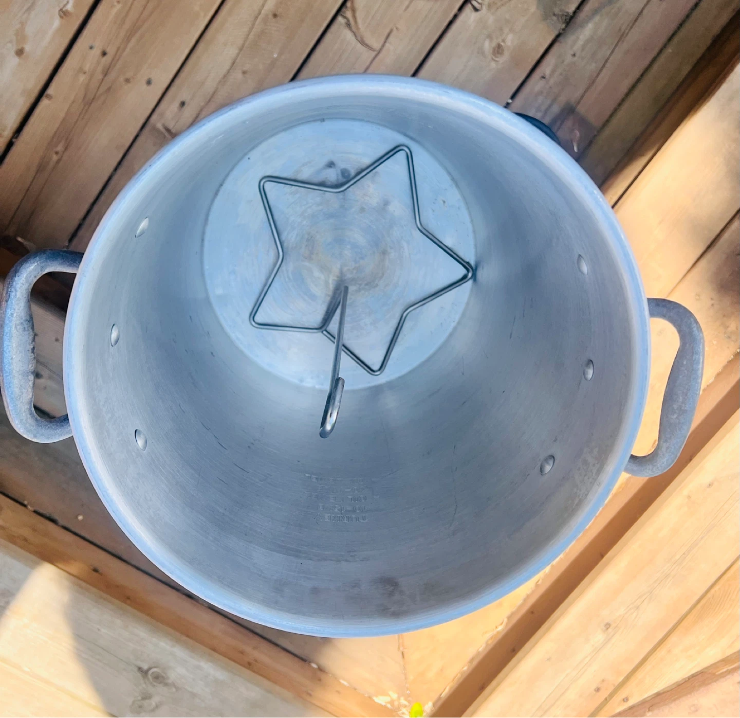 Large Aluminum Pot with Burner Stand and Thermometer - photo 4