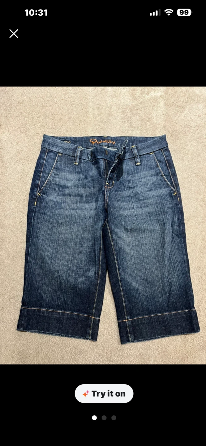 Fidelity Denim Bermuda Shorts Size 26