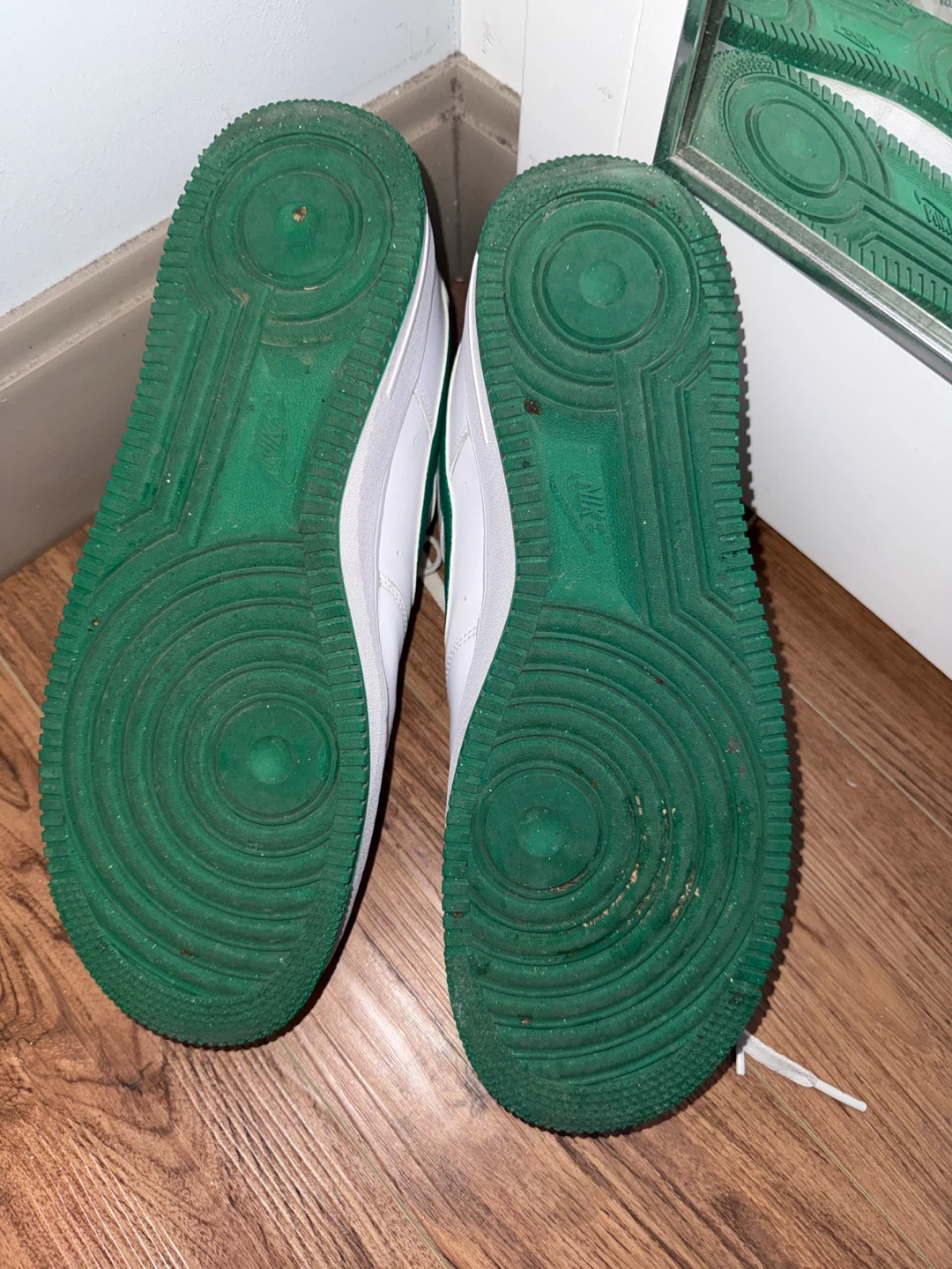 Nike Air Force 1 Low (White/Pine Green) - Size US 12 - photo 5