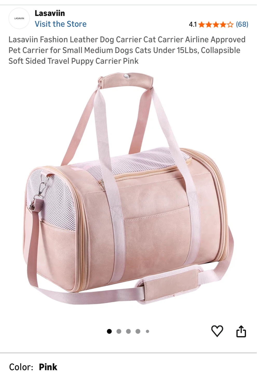 Small pet carrier bag - photo 5