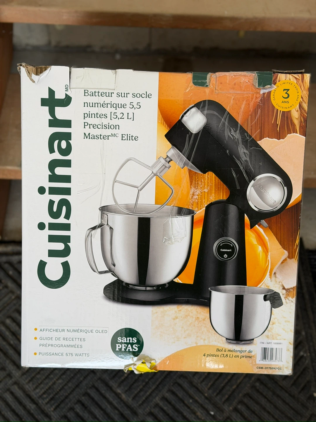 LIKE NEW IN BOX Cuisinart Precision Master 5.5-Quart Stand Mixer