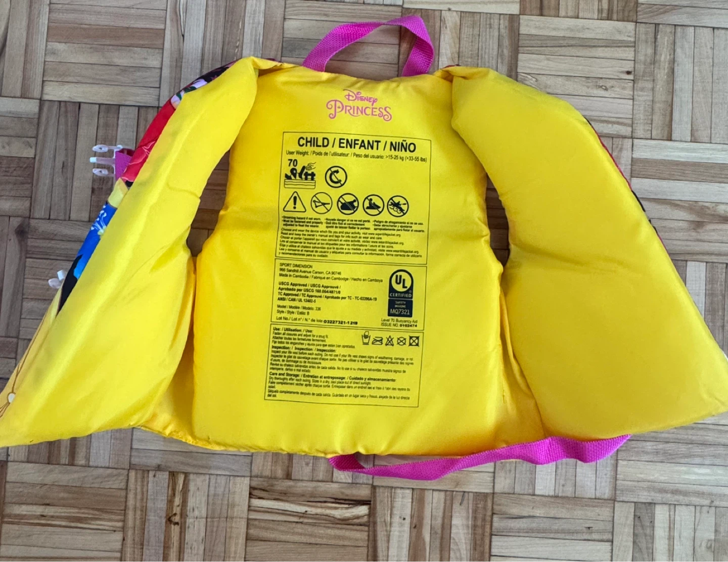 Disney Princess Child Life Vest - photo 3
