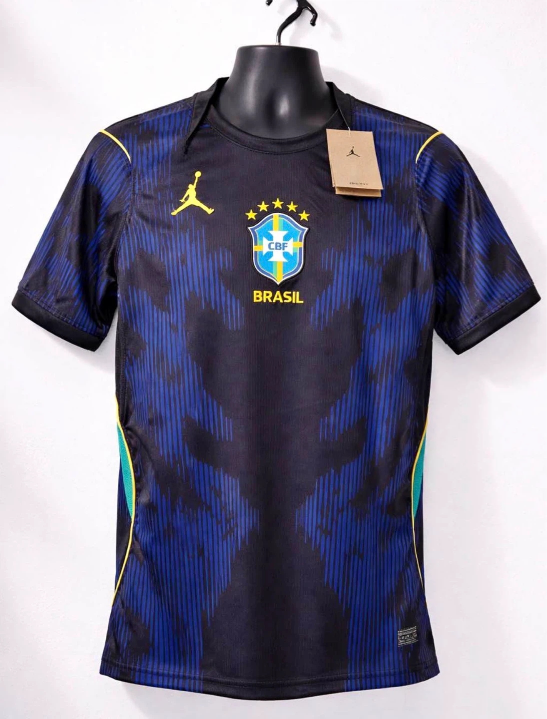 Jordan Brazil National Team Soccer Jersey