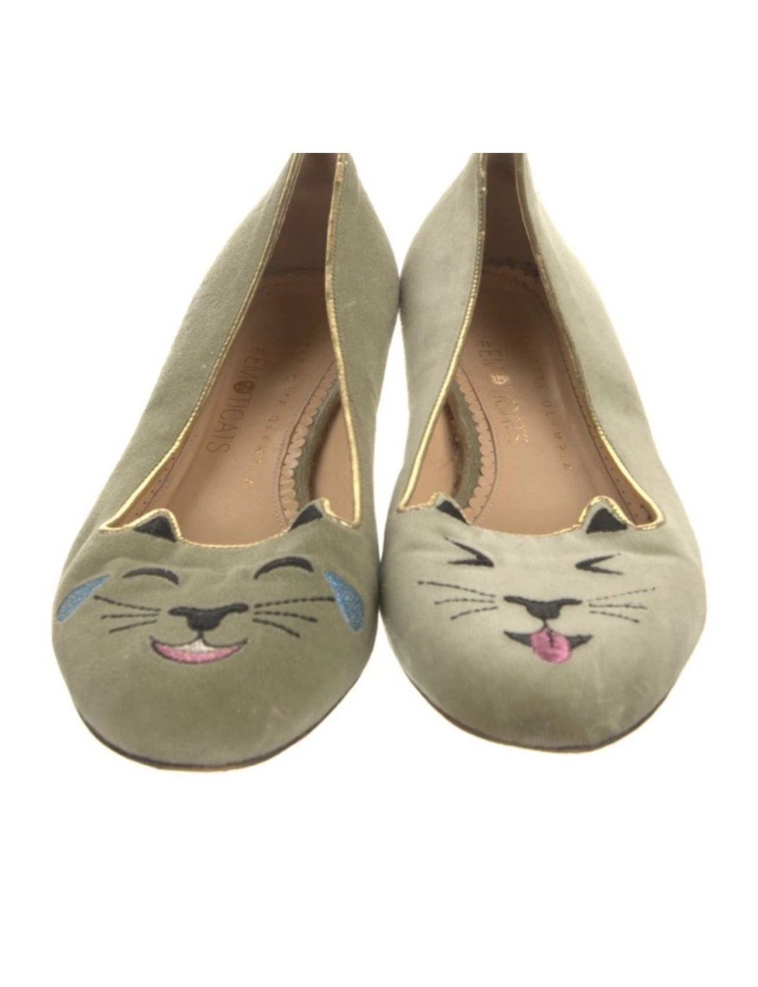 Charlotte Olympia Velvet ballet Flats - photo 5