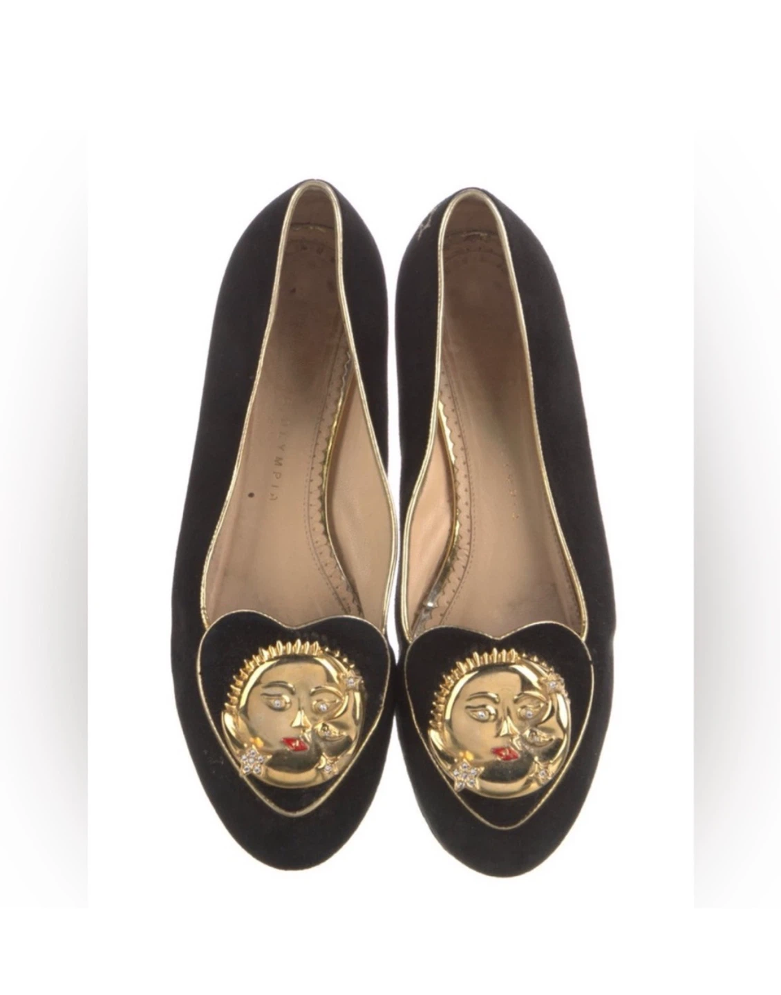Charlotte Olympia Velvet ballet Flats - photo 3