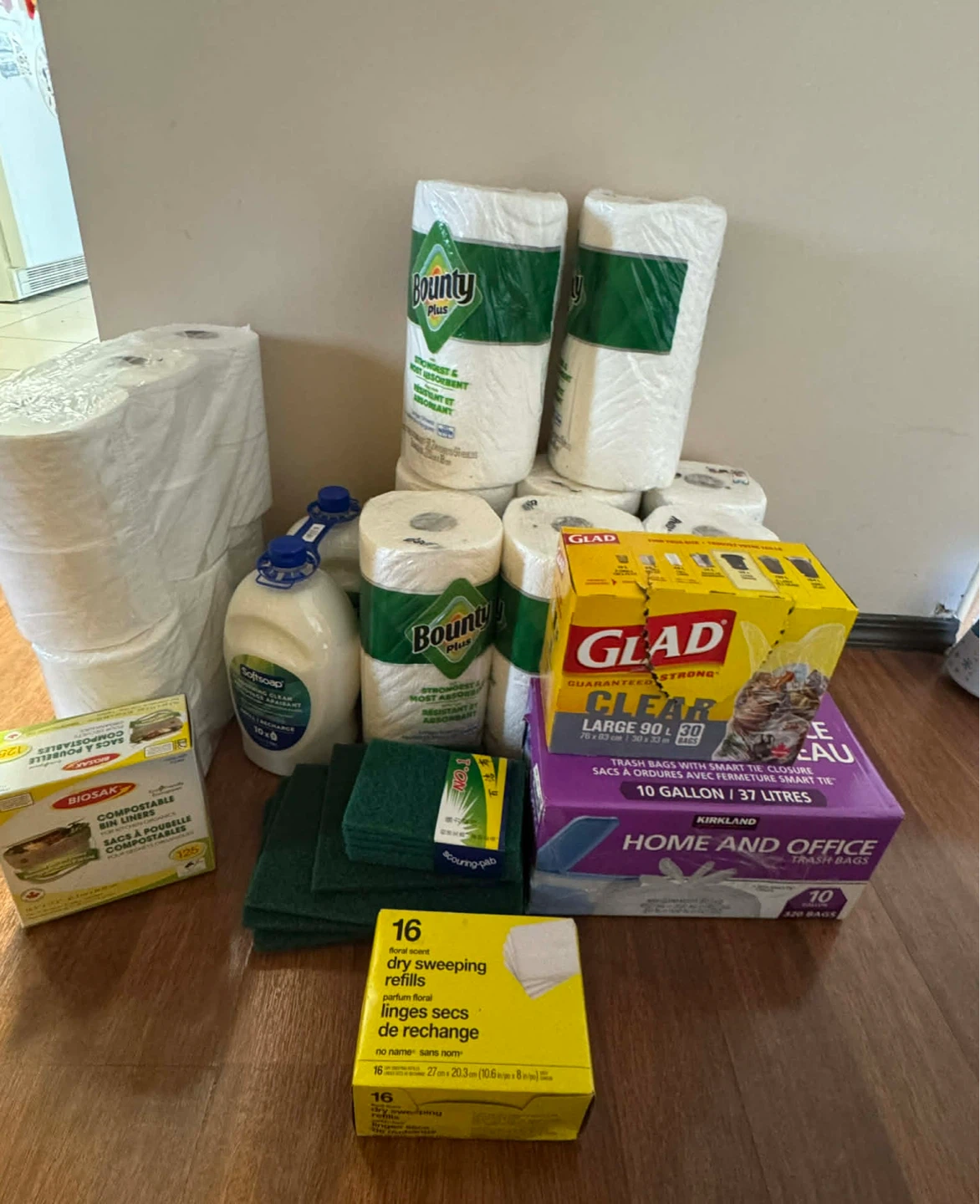 Assorted Household Cleaning & Paper Products