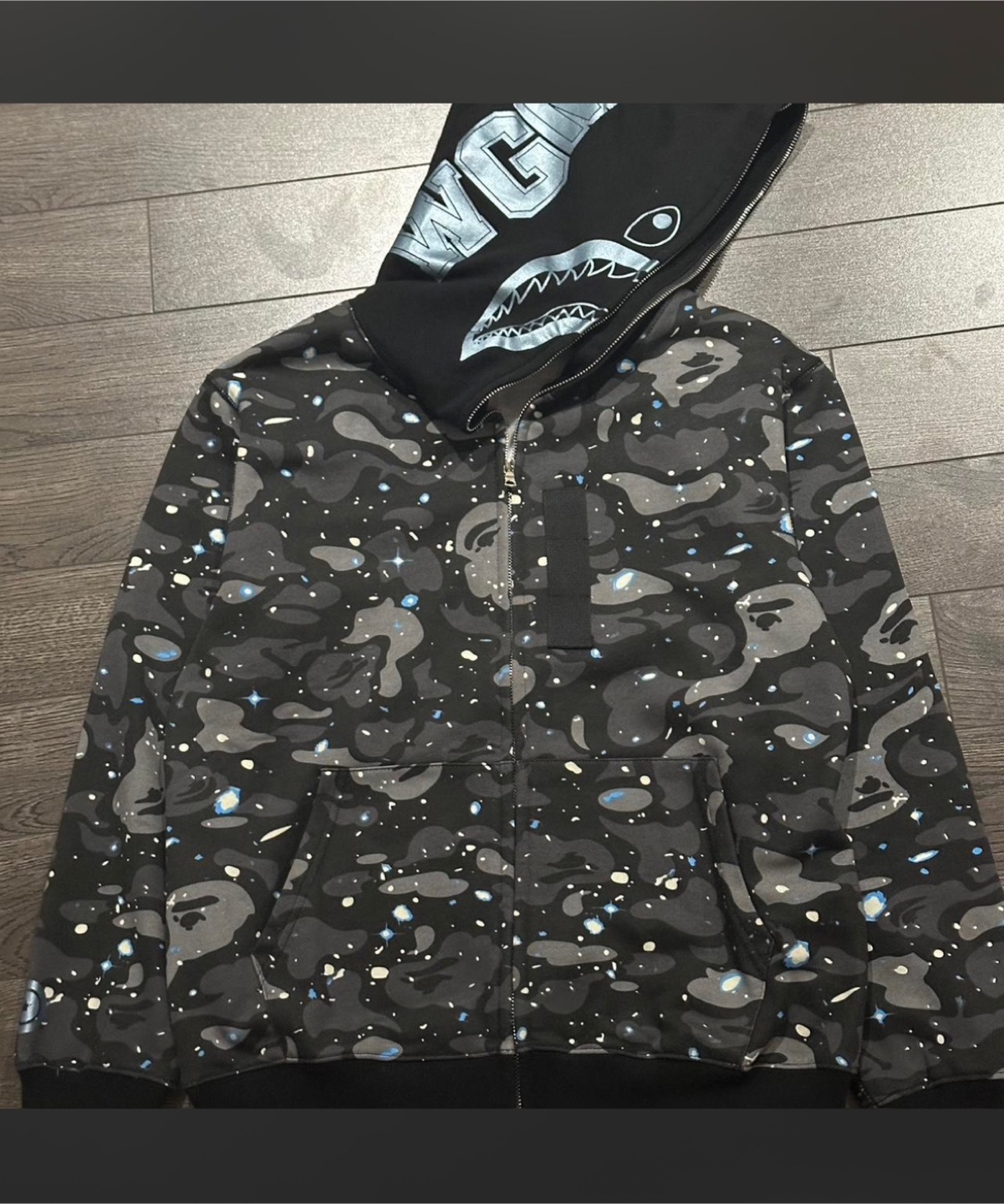 BAPE Full Zip Hoodie Glow in the Dark Limited Edition AUTHENTIC