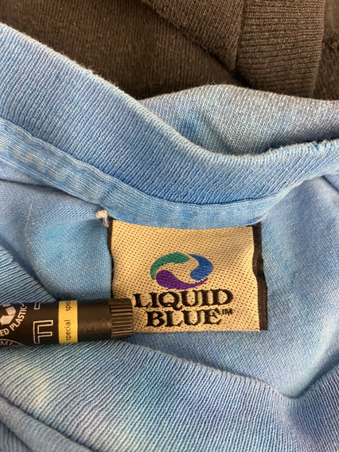 VTG 90’s Liquid Blue Boeing NASA Space Shuttle Tie-Dye Shirt - L - photo 5