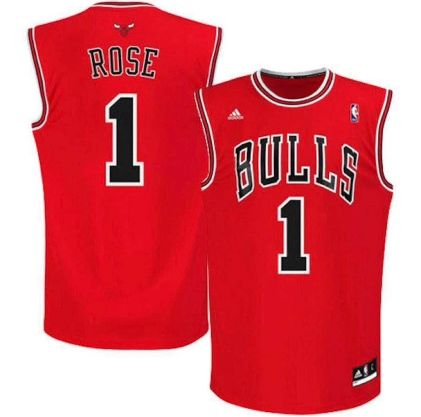 NBA Adidas Chicago Bulls Derrick Rose #1 Basketball Jersey - photo 4