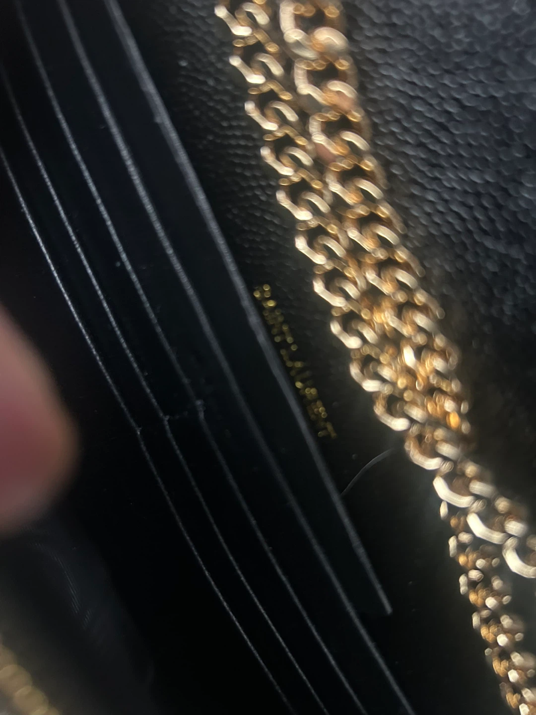 Saint Laurent Wallet on Chain - photo 4