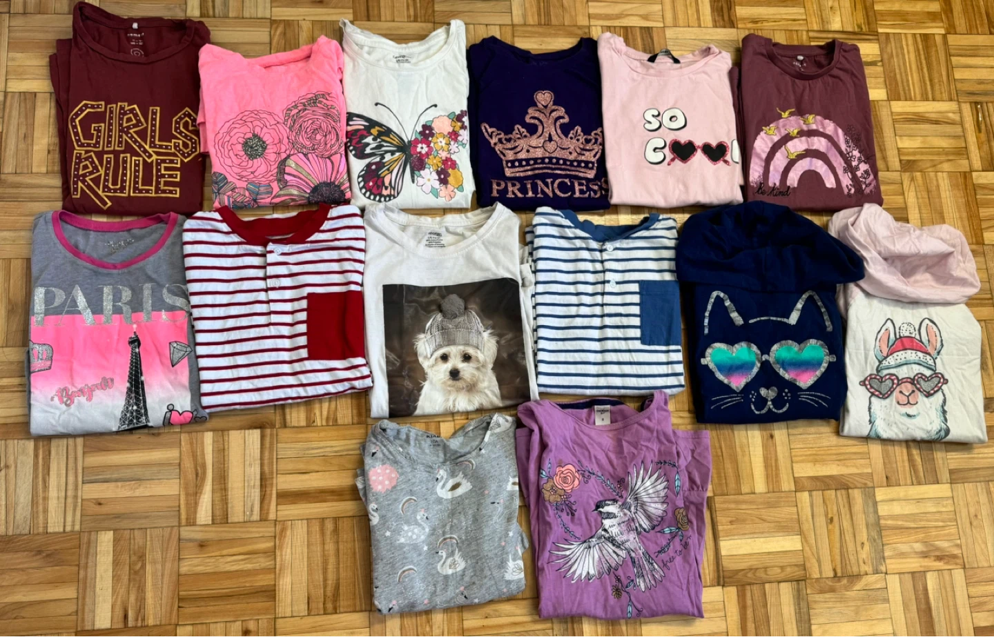Girls' Tops Bundle; full sleeves; size: 8-12 - photo 2