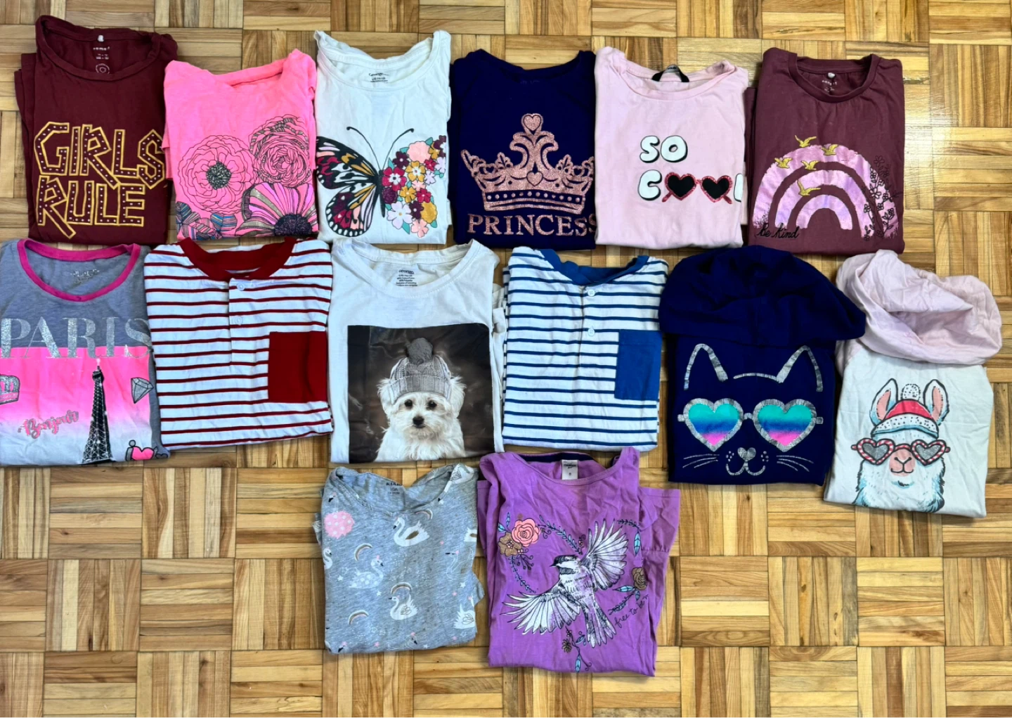 Girls' Tops Bundle; full sleeves; size: 8-12