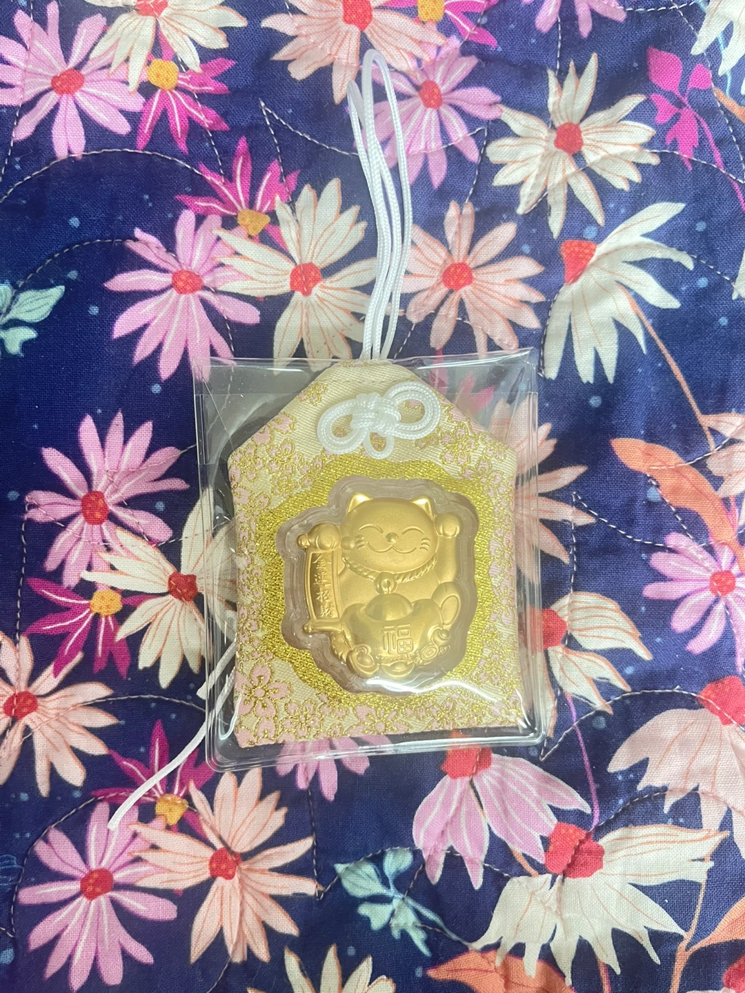 Lucky Cat Omamori Charm
