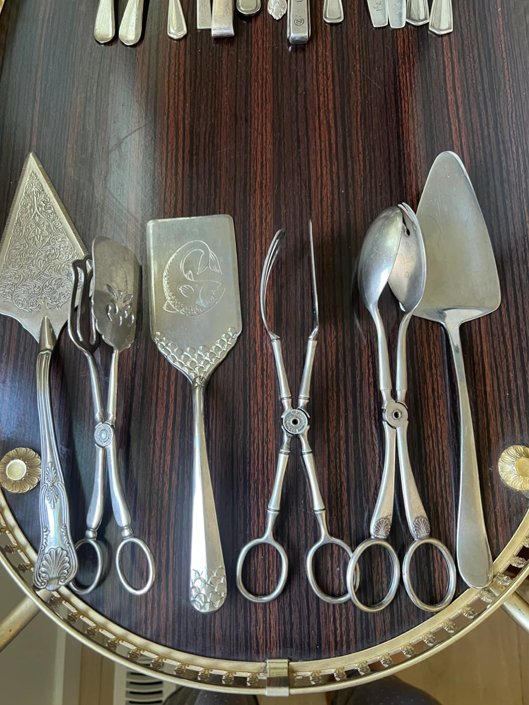 Silver Plated Cake Server Set