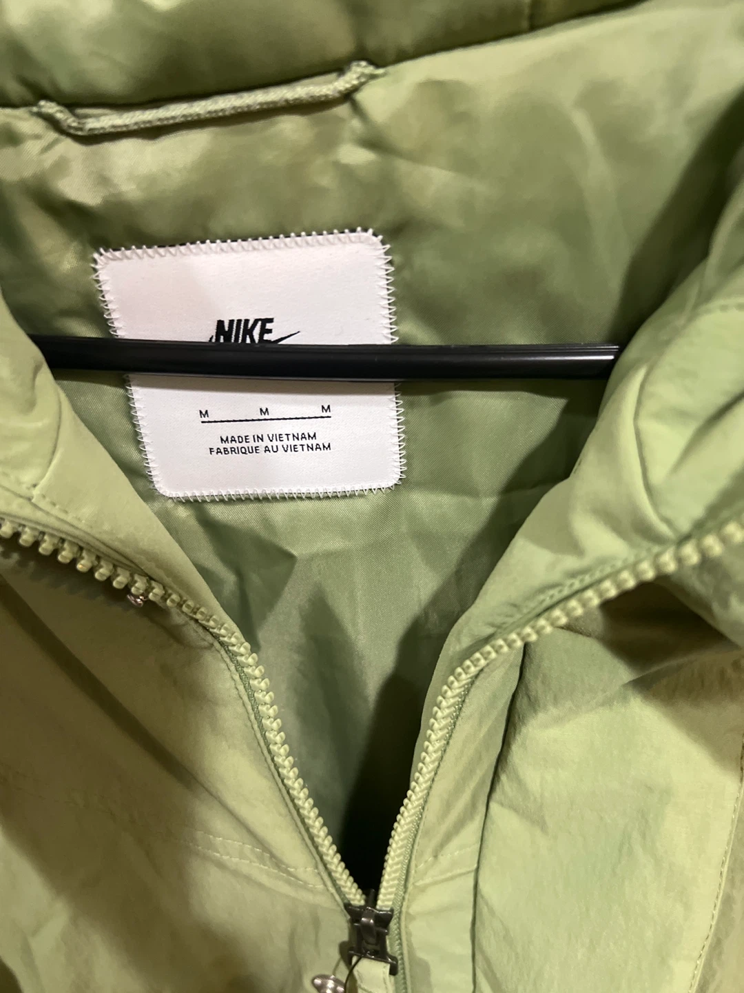 Nike kids Parka Jacket - Green, Size M - photo 2