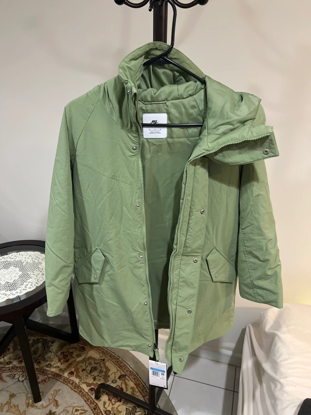 Nike kids Parka Jacket - Green, Size M - photo 4