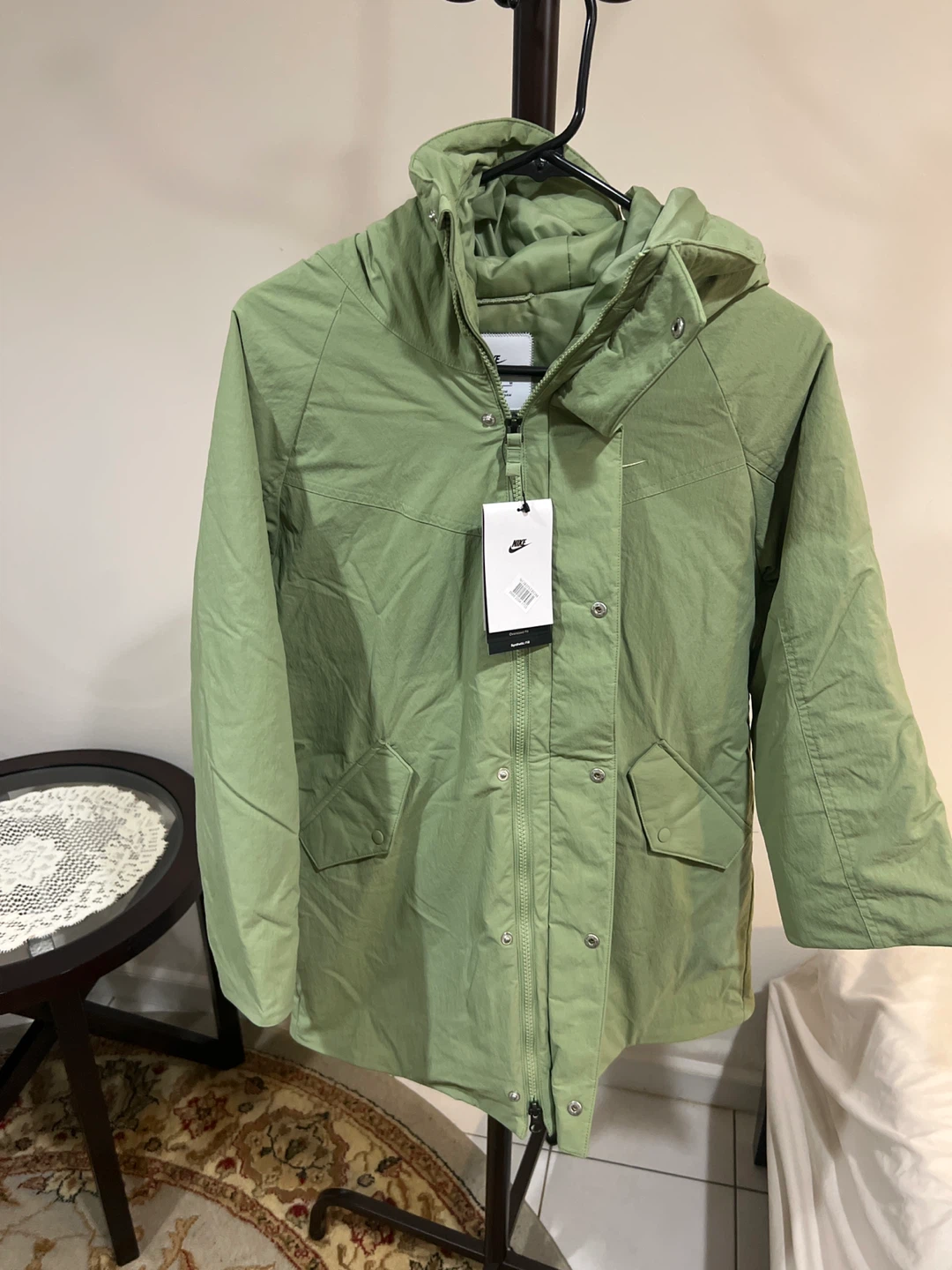 Nike kids Parka Jacket - Green, Size M