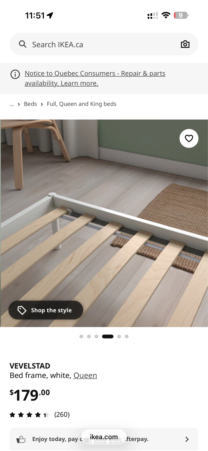 Ikea Queen Bed Frame - photo 4