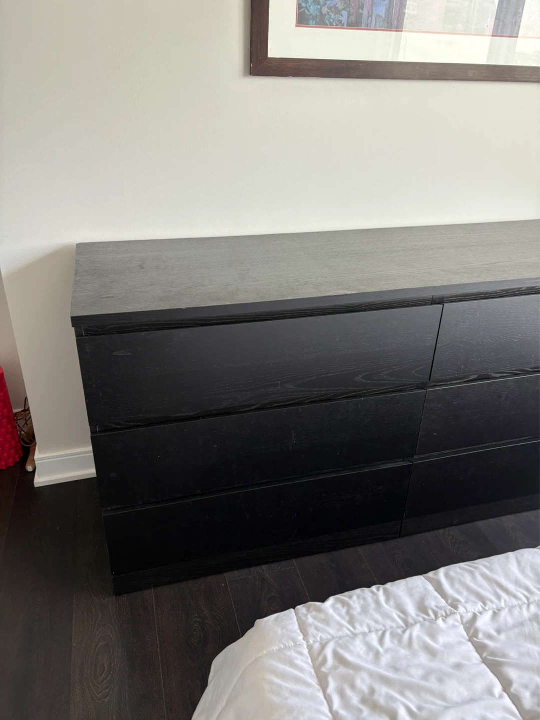 Black IKEA Storklinta Dresser with 6 Drawers - photo 3
