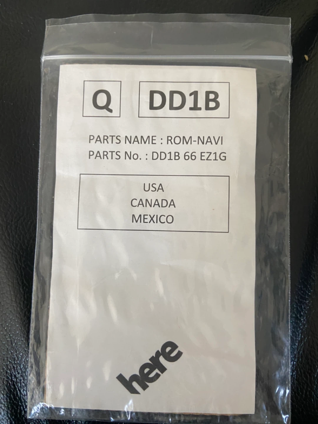 Here DD1B 66 EZ1G Navigation SD Card USA/Canada/Mexico - photo 2