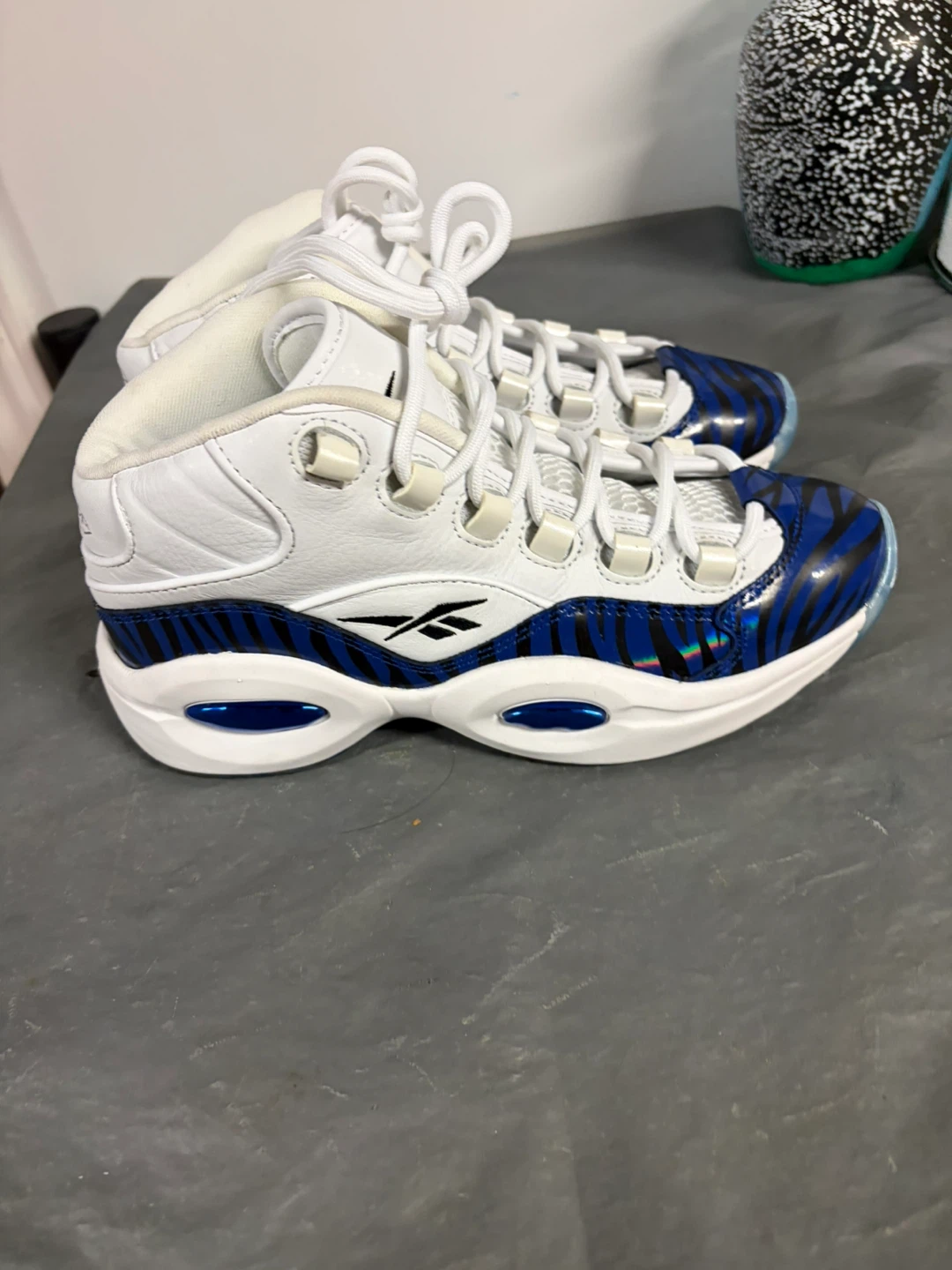 Reebok Question Mid 'Prizm' Basketball Shoes - photo 2