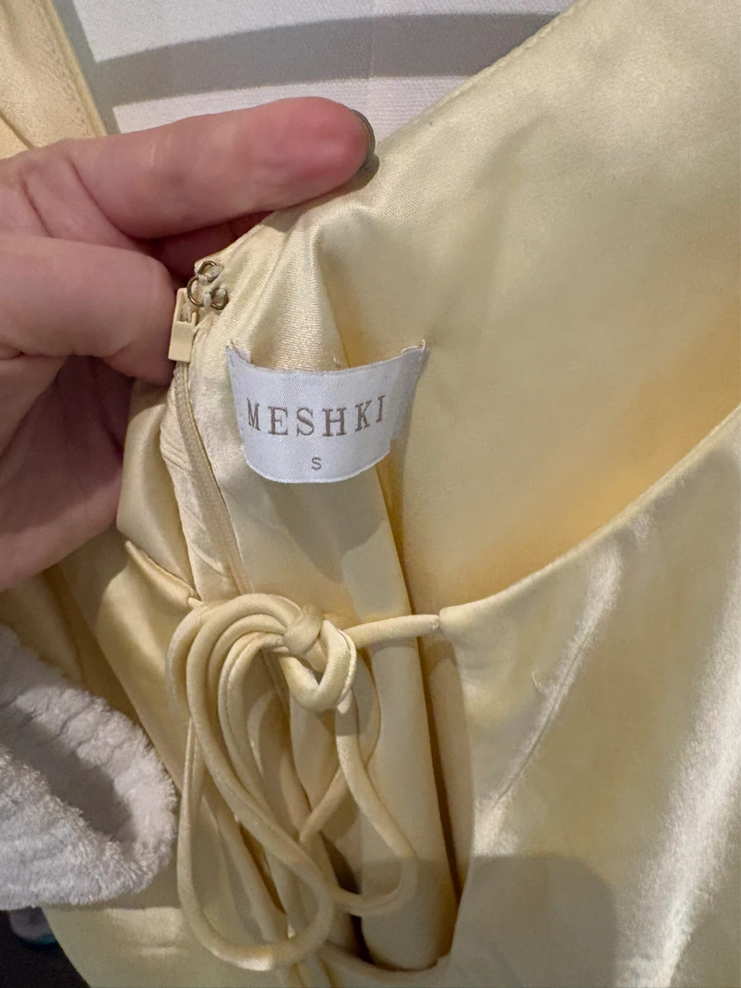 MESHki Yellow Slip Maxi Dress - photo 4