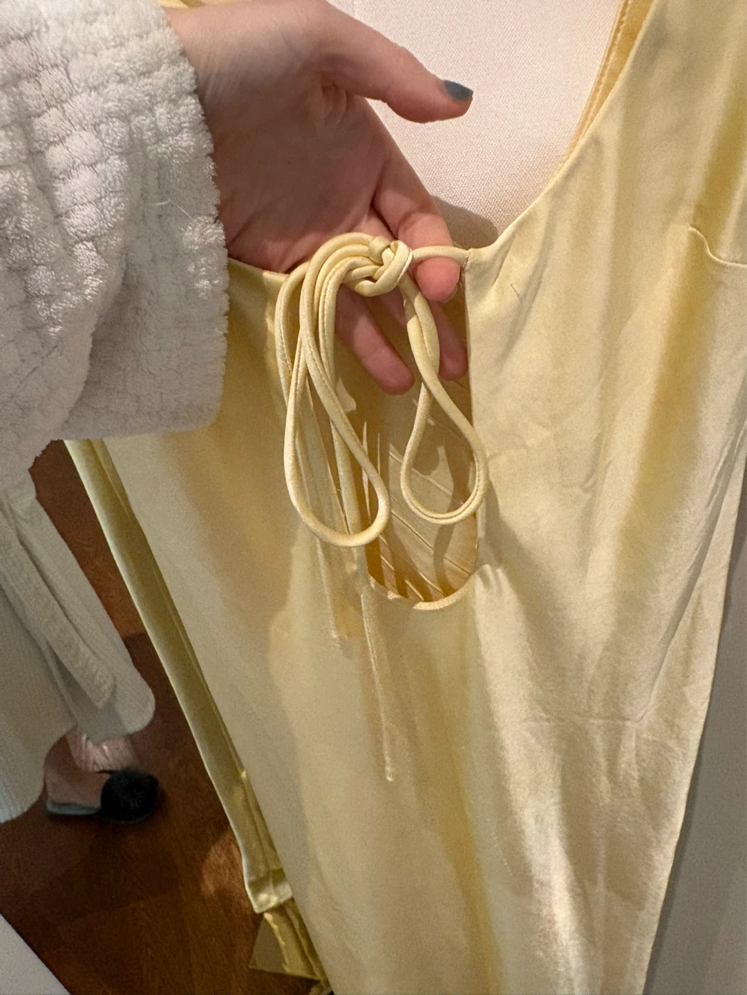 MESHki Yellow Slip Maxi Dress - photo 3
