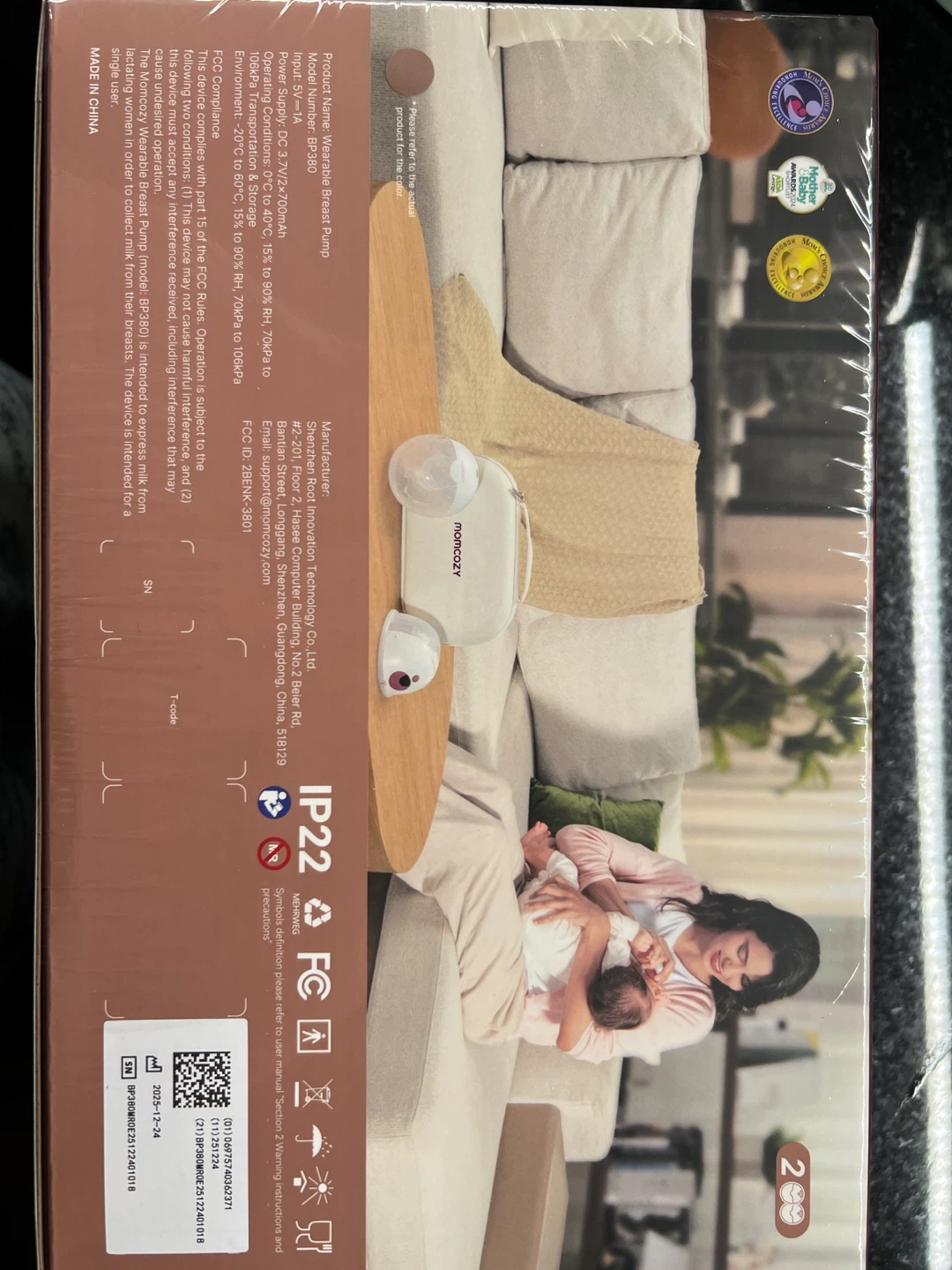 Momcozy M5 Smart Wearable Breast Pump with Case - photo 3